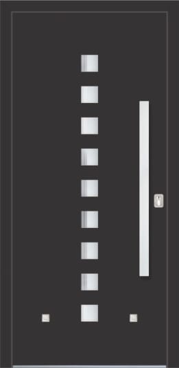 ALUMĪNIJA DURVIS - PVC logi, koka logi, plastikāta logi Rīgā, PVC durvis